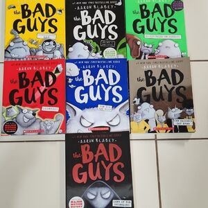 Collection of 7 books from "The Bad Guys" series By Aaron Blabey Books 5-11